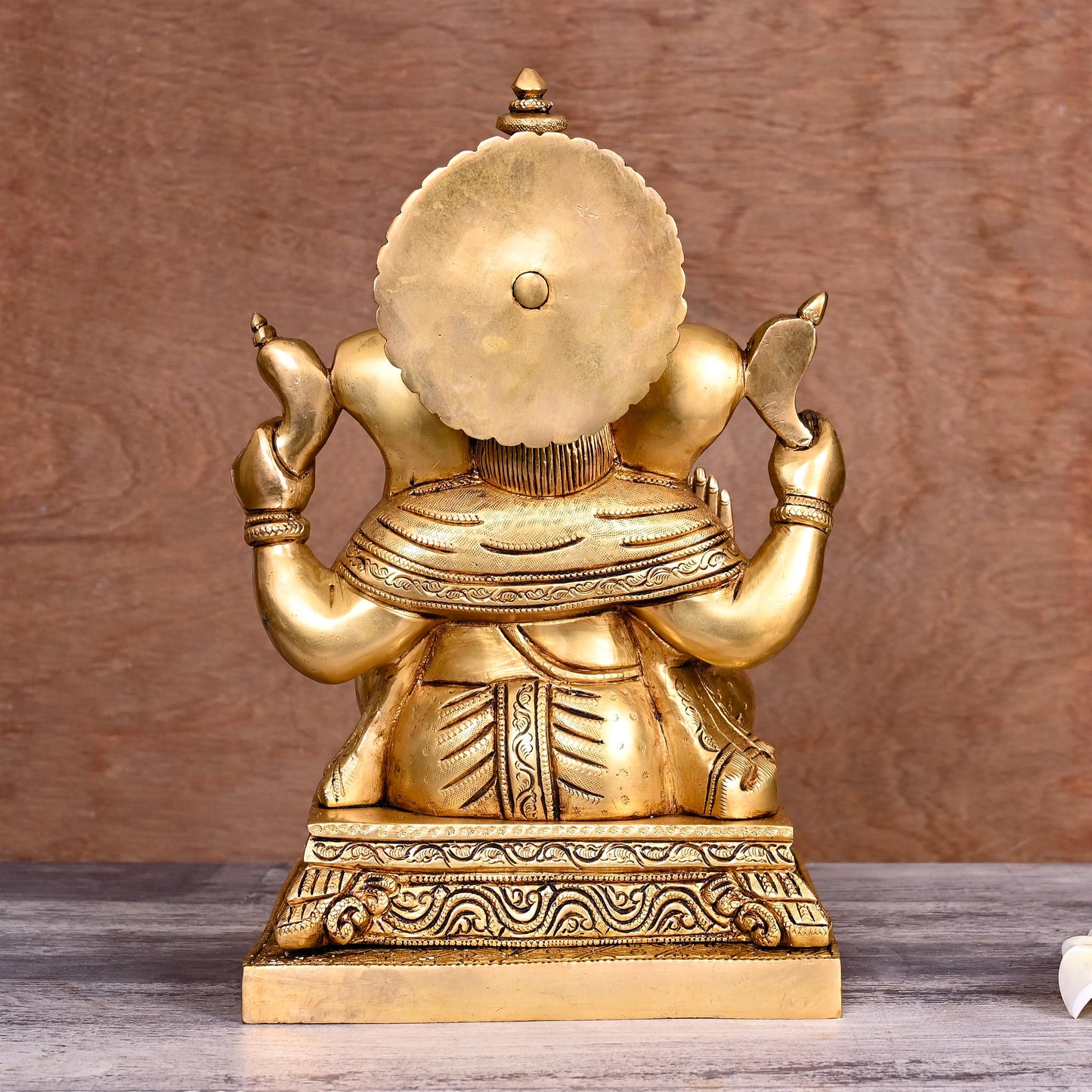 Brass Blessing Ganesha Statue (12 Inch)