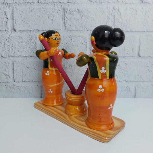 Rice Pounding Rokali - Orange
