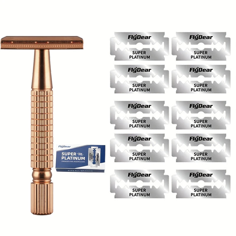 Premium Double Edge Safety Razor – CNC Machined Stainless Steel Shaver | Traditional Manual Men’s Shaving Razor | Eco-Friendly Gift for Men & Fathers
