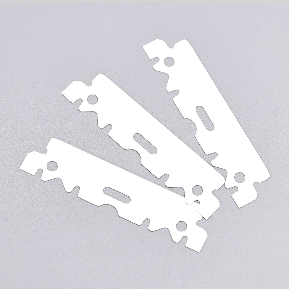 100pcs Double Edge Razor Blades for Men – Professional Stainless Steel Barber Shaving Blades, Safety Razor Replacement
