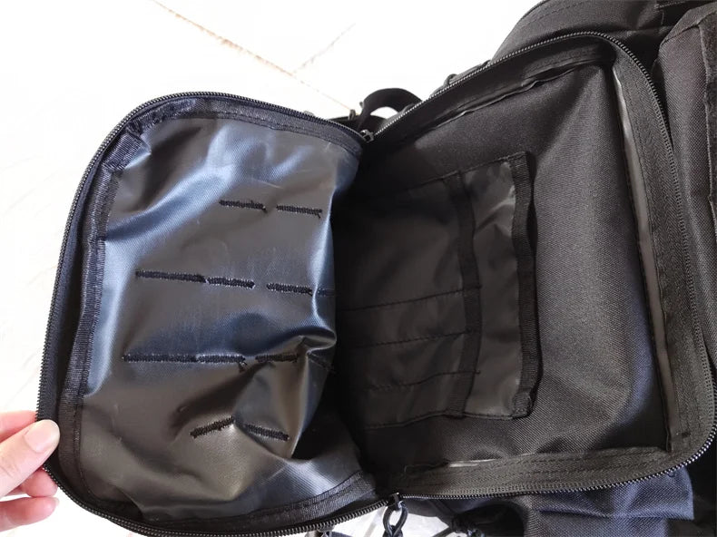 Large Capacity Waterproof Tactical Backpack for Men, 3P Softback, Outdoor Bug Rucksack, Hiking, Camping, Hunting Bags, 50L