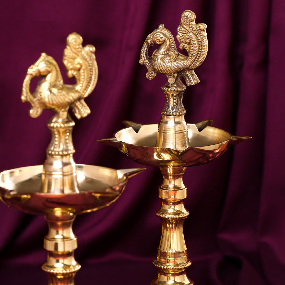 Brass Daana Kaashi Samai Pair