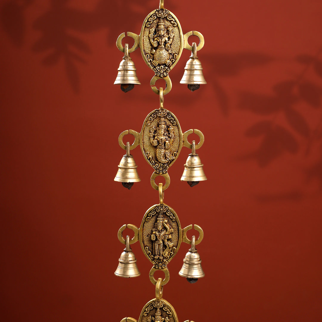 Brass Dashavatara Hanging Bell (48 Inch)