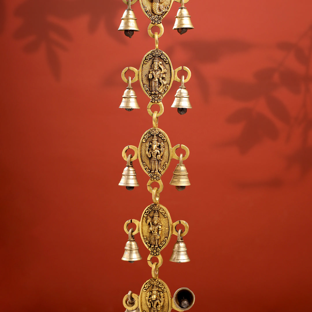 Brass Dashavatara Hanging Bell (48 Inch)