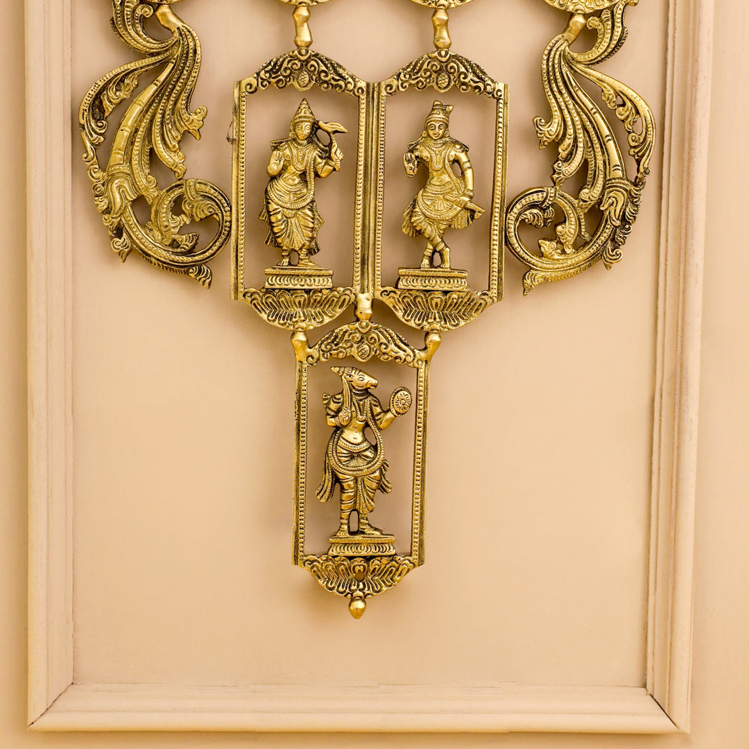 BRASS Dashavatara / VISHNU AVATAR WALL HANGING (29.5 INCH)