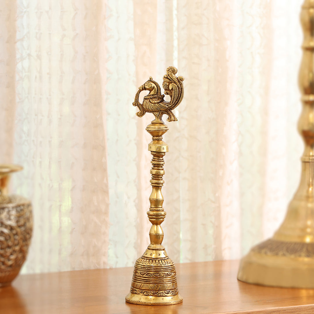 Brass Bird Handbell (10.3 Inch)