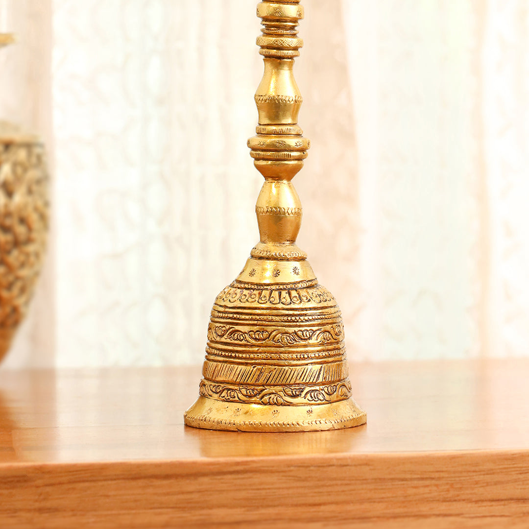 Brass Bird Handbell (10.3 Inch)