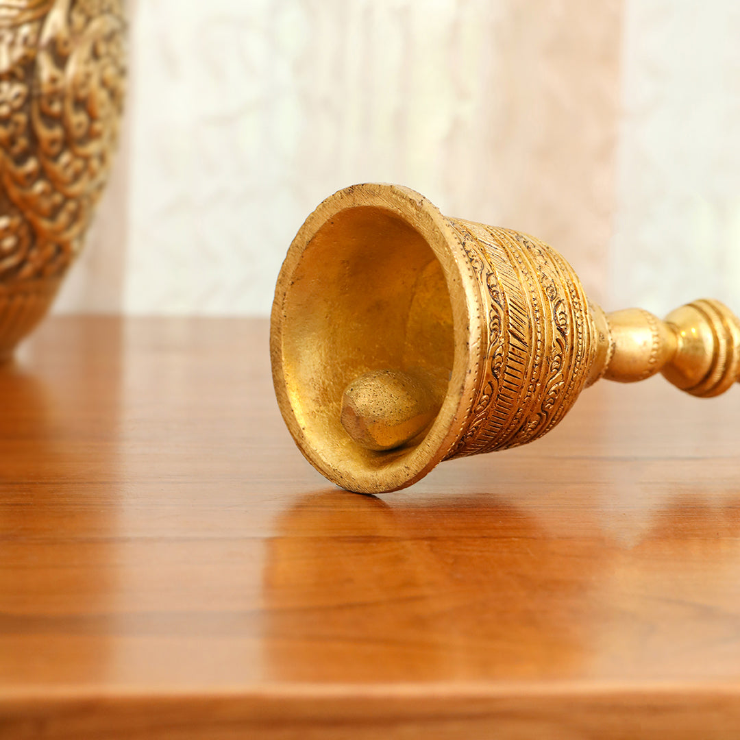 Brass Bird Handbell (10.3 Inch)