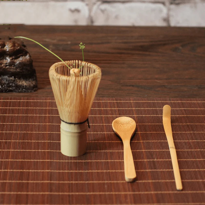 1 Piece Japanese Tea Set Matcha Green Tea Blending Brush Bamboo Utility Brush Tool Kitchen Matcha Bamboo Accessories
