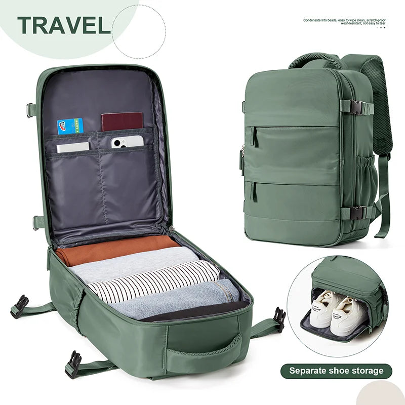 Travel Backpack 42x18x29 cm – Cabin Hand Luggage, Laptop & Leisure Bag for Men & Women | Lightweight Mochila para Viaje