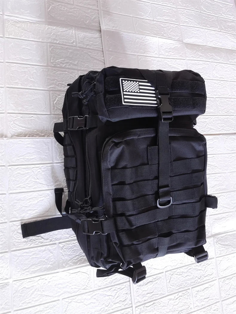 Large Capacity Waterproof Tactical Backpack for Men, 3P Softback, Outdoor Bug Rucksack, Hiking, Camping, Hunting Bags, 50L