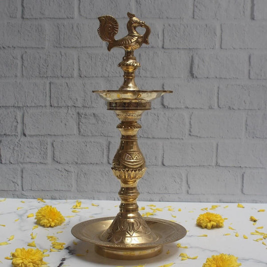 Traditional Brass Annam Kattai Vilakku