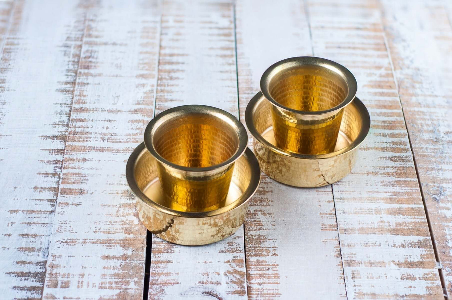 Traditional Brass Coffee Davara Tumbler