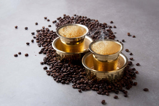 Traditional Brass Coffee Davara Tumbler