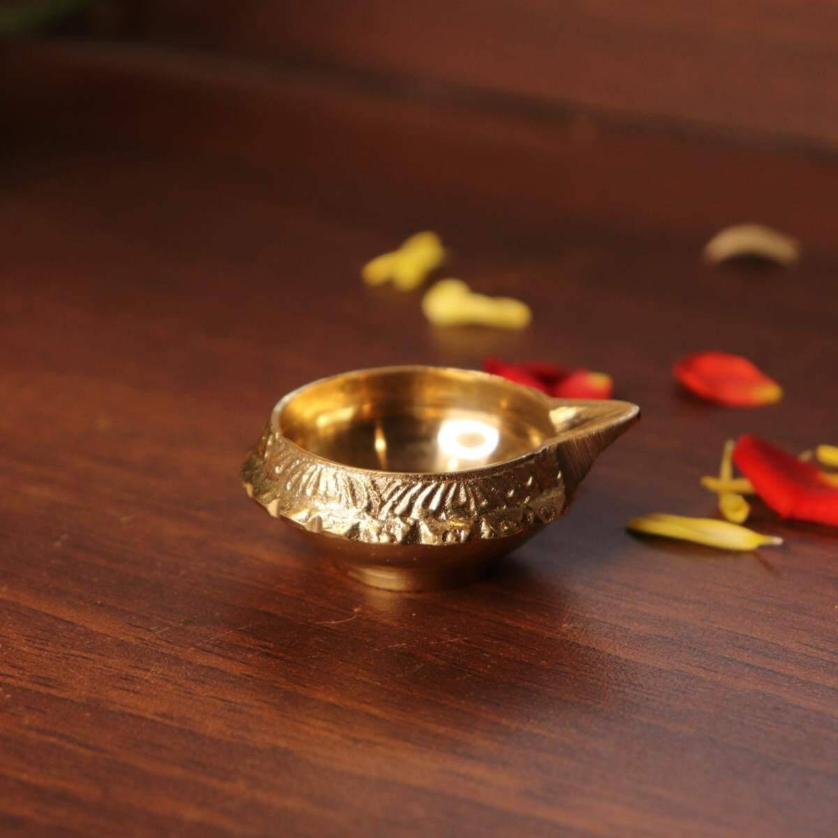 Brass Kuber Deepam Set Of 4 |Traditional auspicious deepam for gifting