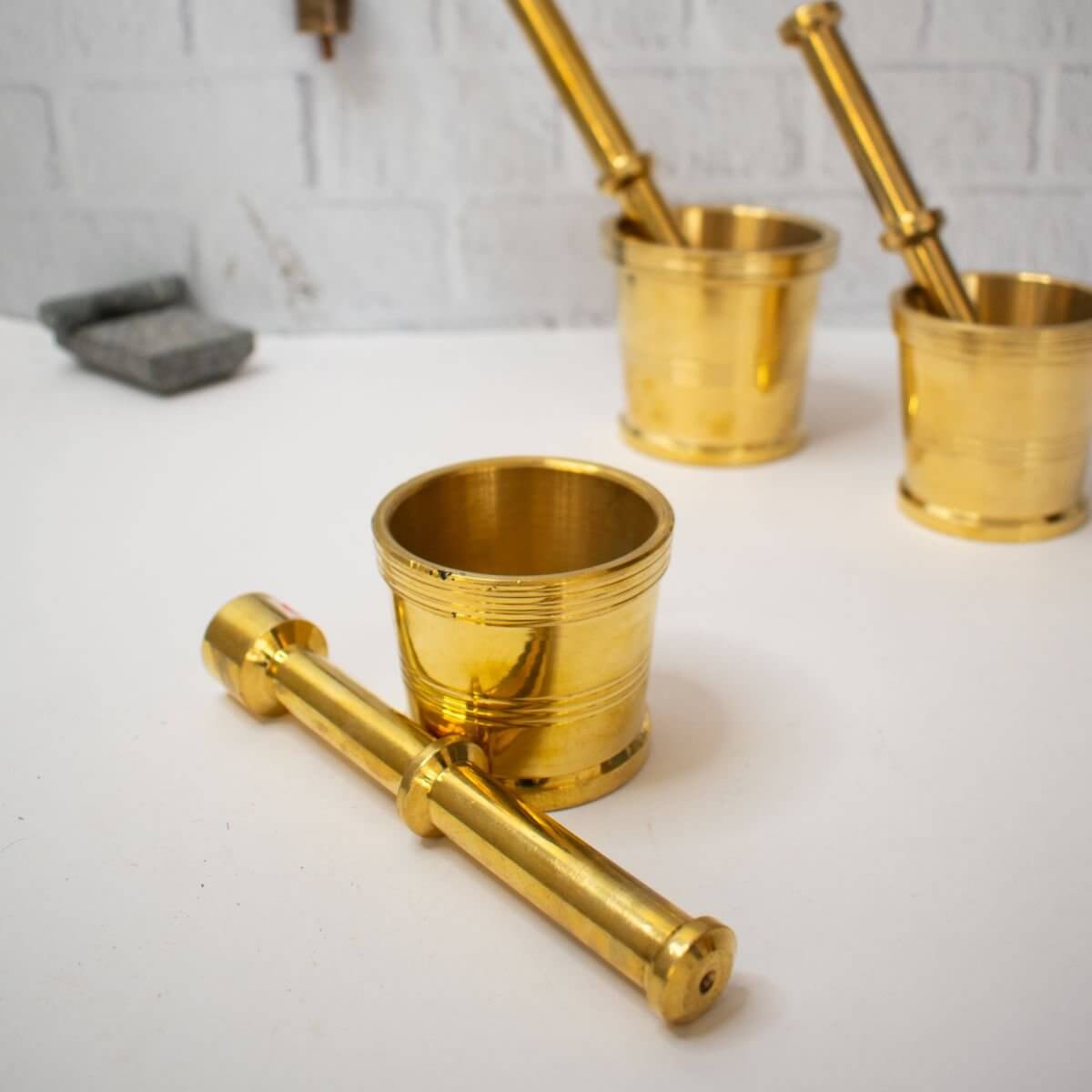 Brass Mortar & Pestle