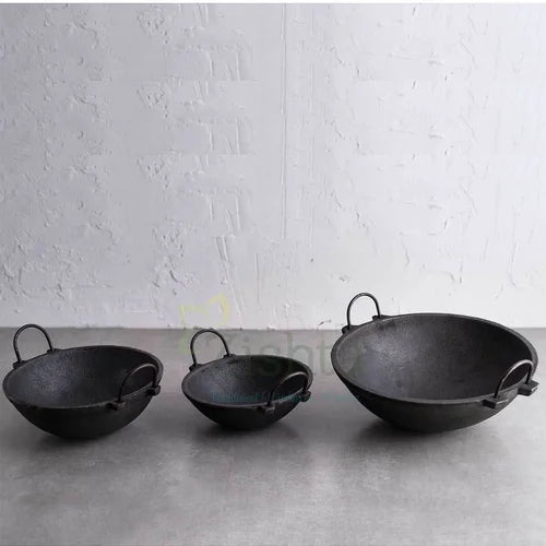 Cast Iron Kadai Combo