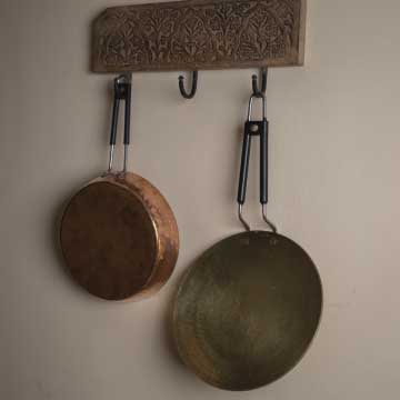 sama homes copper frypan frying pan