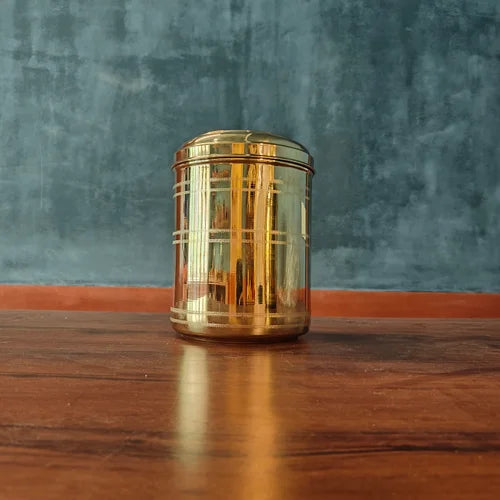 Brass Storage Containers: 4-5 kgs Capacity
