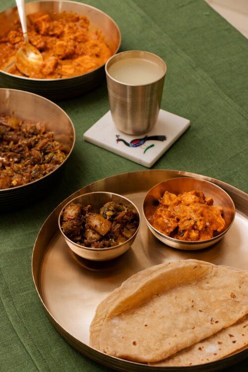 Kansa Thali Set Gujarat