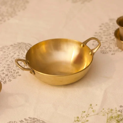 Kansa Tulsi Serveware  Kadai