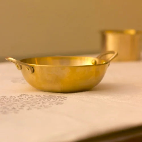 Kansa Tulsi Serveware  Kadai