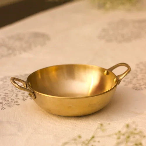 Kansa Tulsi Serveware  Kadai