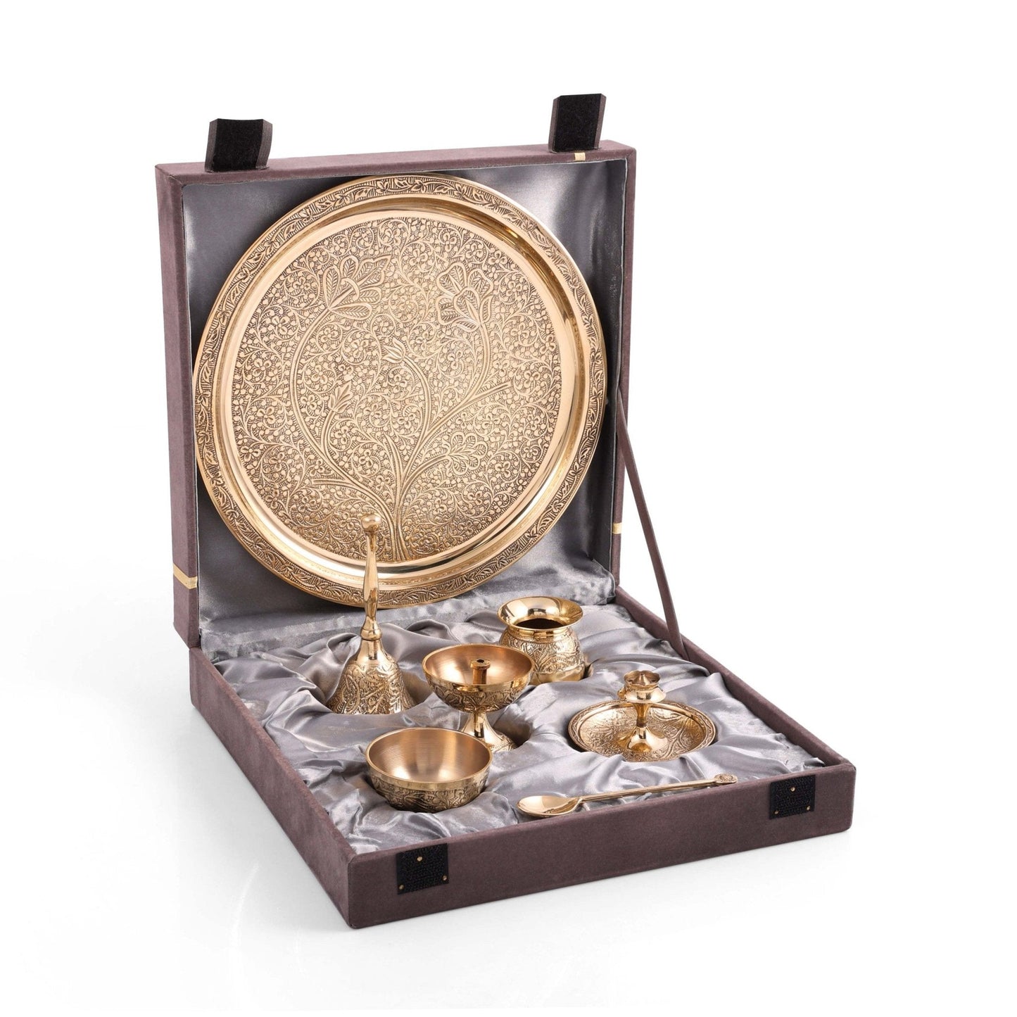 SAMA Homes - simple polish pooja set