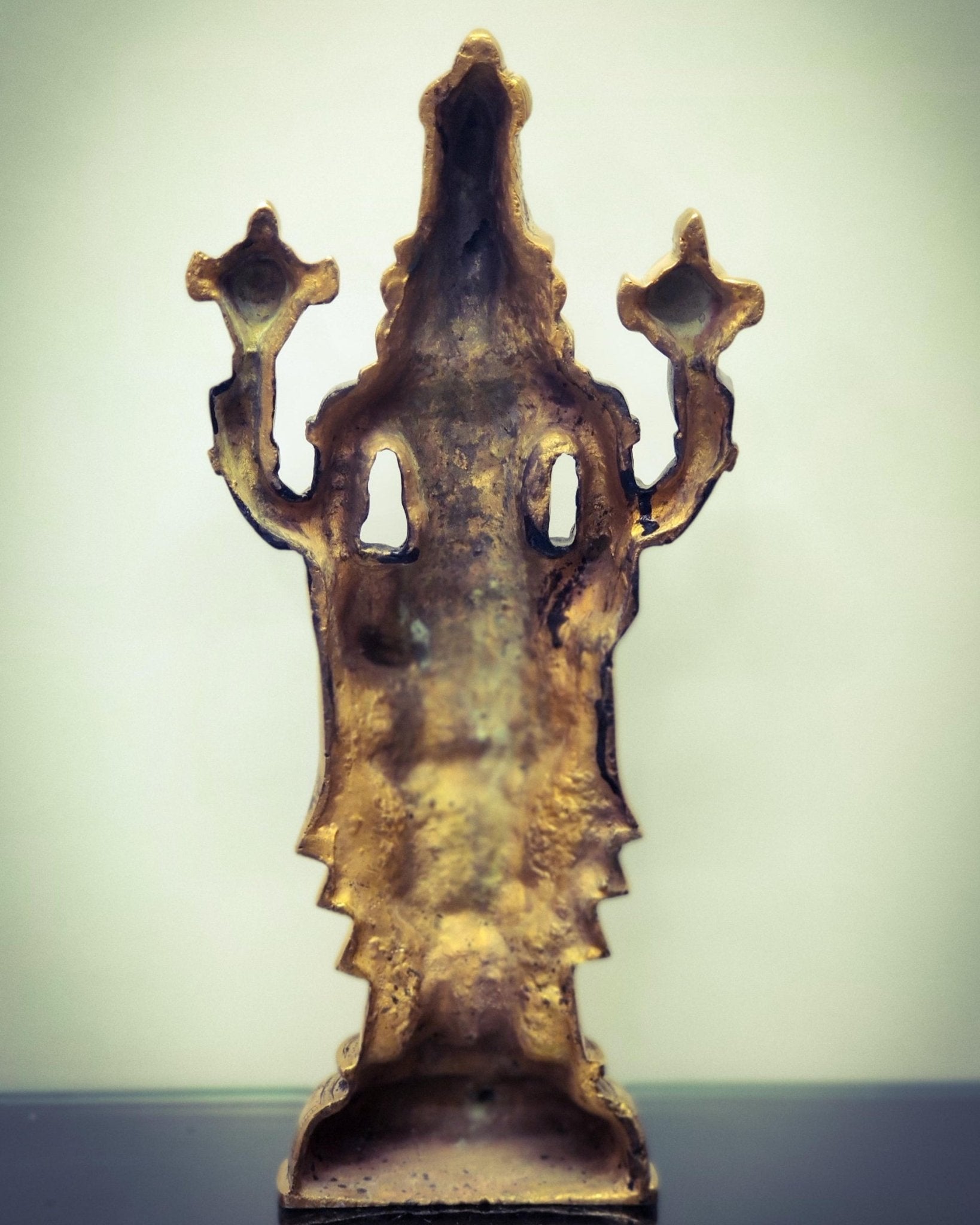 Sama Homes-tirupati balaji lord venkateshwara brass statue 16 inches black and gold
