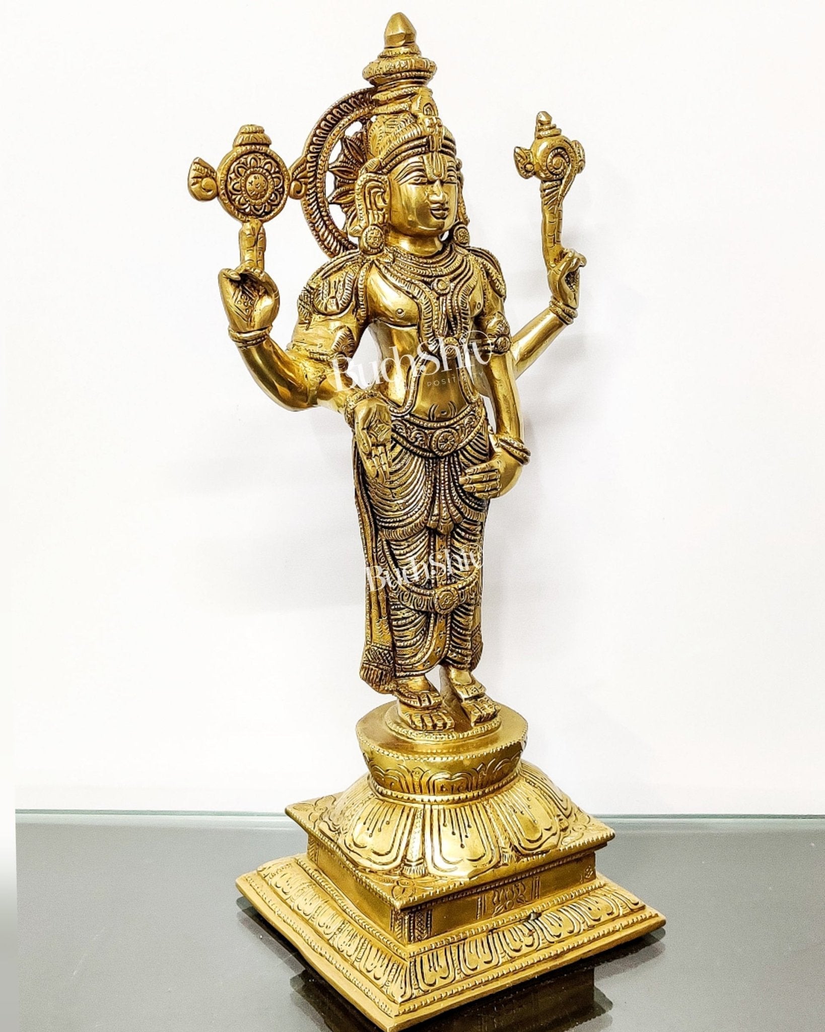 Sama Homes-tirupati balaji statue in superfine brass 18