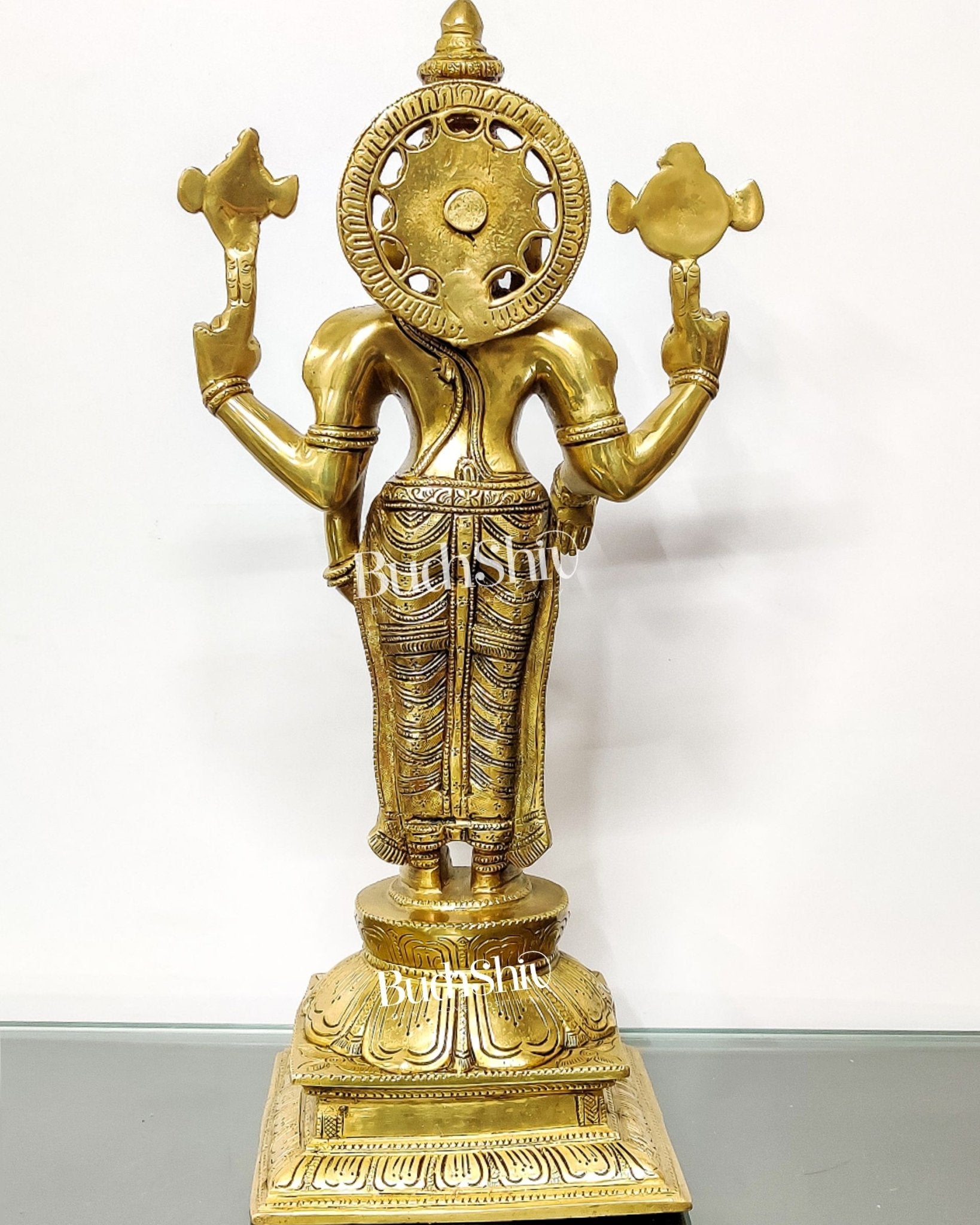 Sama Homes-tirupati balaji statue in superfine brass 18