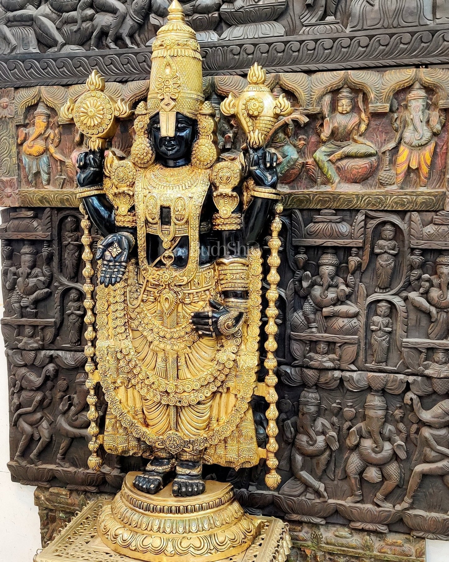Sama Homes-tirupati balaji venkateshwar brass statue idol 47 inches