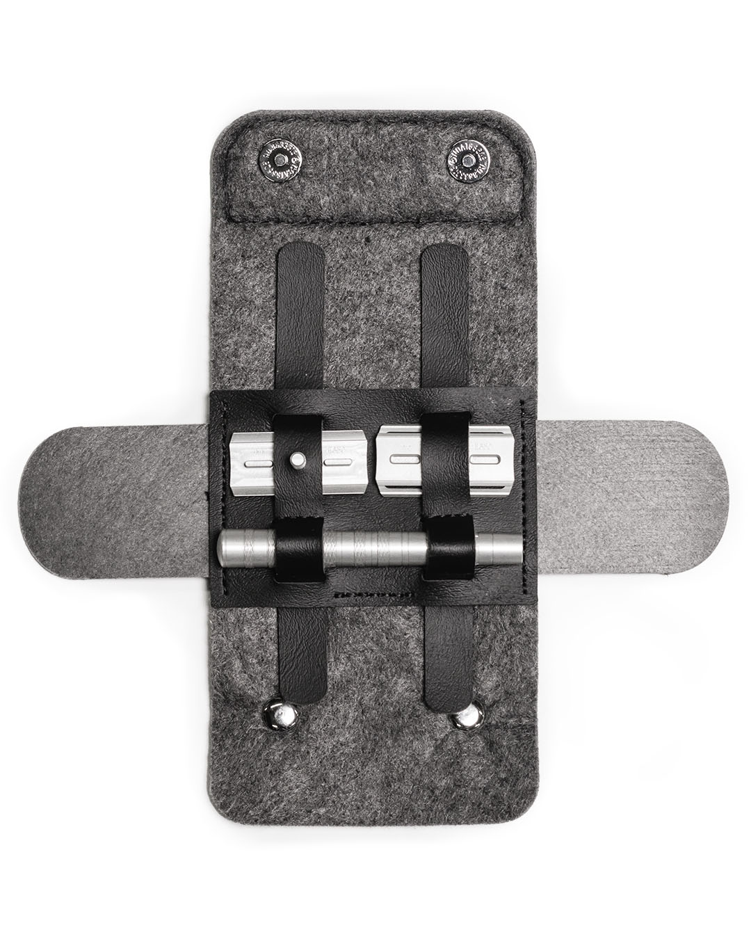 Henson Travel Case – Premium Merino Wool & Vegan Leather Razor Case |  at SamaHomes.ca